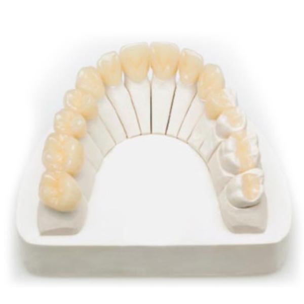 Pre Shaded CAD CAM Zirconia Blocks 43% High Translucent 98mm ISO 13485 Approved