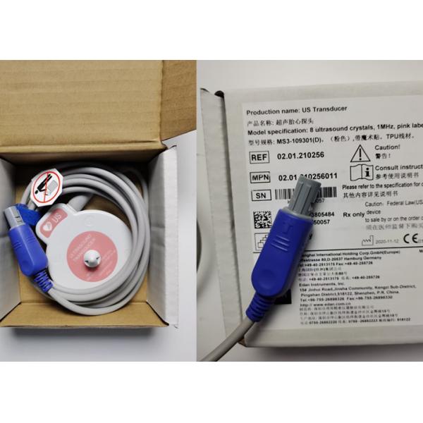 EDAN F6 Moniteur fœtal Transducteur MS3-109301 Double fente 4 broches étanche IPX8