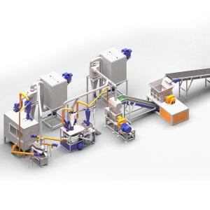 Linha de produção avançada de reciclagem de painéis solares Máquina de separação