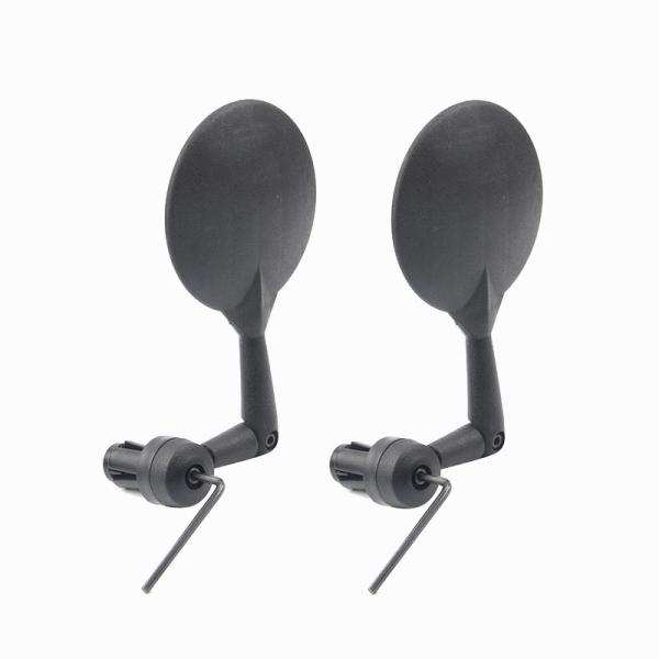 50g 360 Degree Rotation Safety Reflector Convex Mirror for Mountain and Road Bicycles Durable Plastic Bike Plug Mirror