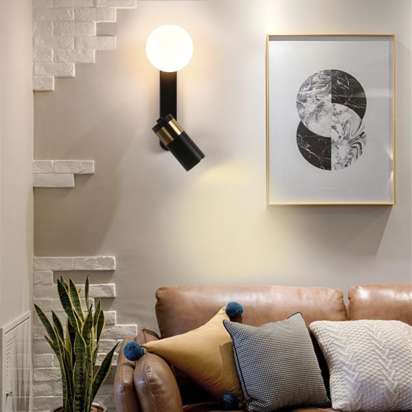 Bedroom Study Reading Lamp Headboard Wall Light Sconce Light Rotatable Metal Wall Lamp(WH-OR-143)