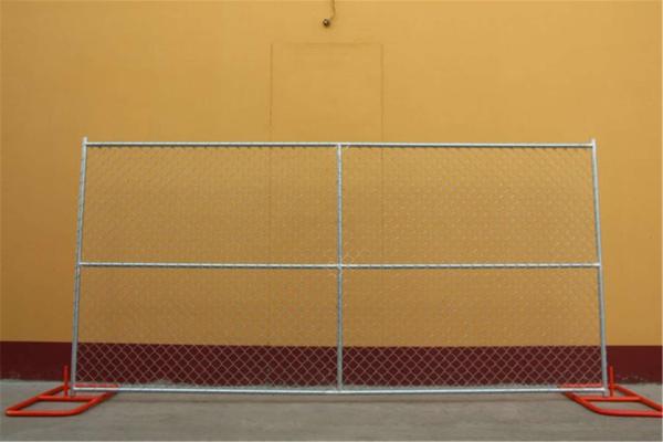 chain link temporary construction fence panels 6FT X 10F Mesh 2 3/8  x 2 3/8 ( 60mm x 60mm ) x 12 gauge wire