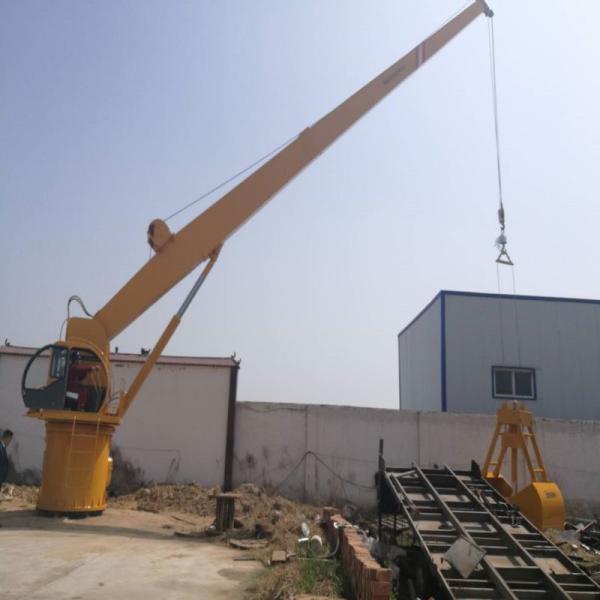 2 тонны - палуба крана гавани 15 тонн мобильная установила прямой кран шлюпки