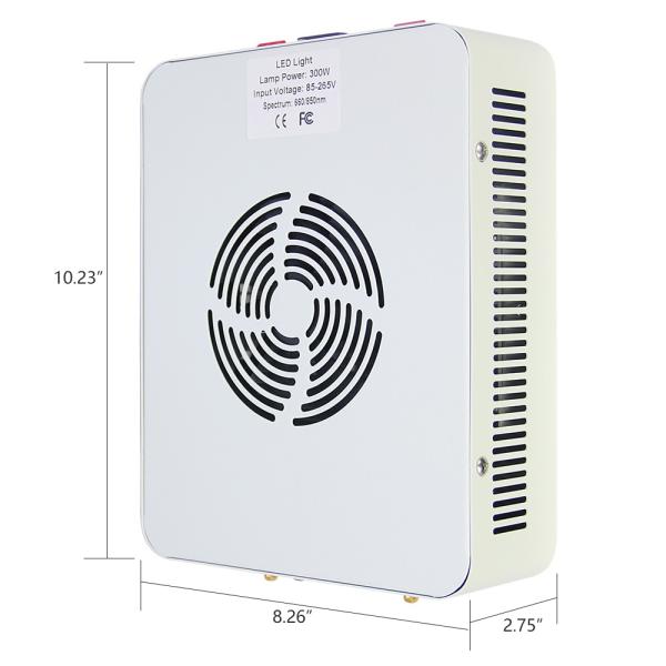 Установленная стеной панель терапией красного света 300W Diy 850 нанометров