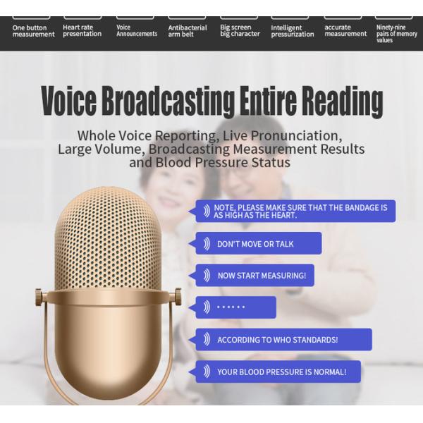 Тип прибор руки кровяного давления OEM электронный домашний умный