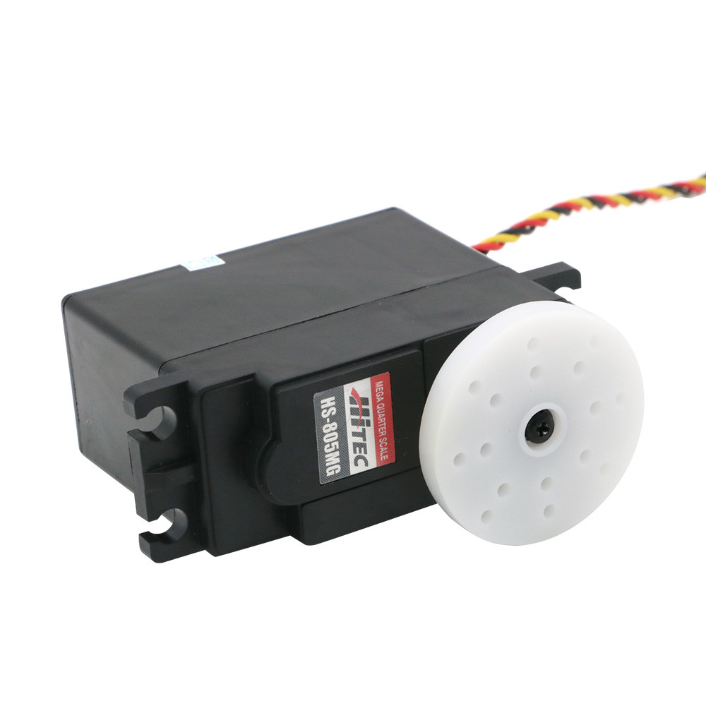 Hitec HS-805MG HS 4.8V-6.0V Water Dust Resistant Mega Metal Gear 8Mm Output Shaft Dual Ball Bearings Servo For 1/5Th Car