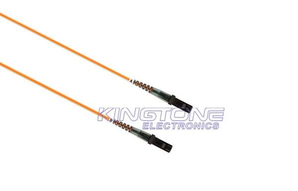 MTRJ to MTRJ Optical Fiber Patch Cord 62.5/125 Multimode PVC