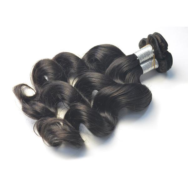 Loose Wave Virgin Peruvian Hair Extensions Natural Wave 20 Inch Peruvian Human Hair