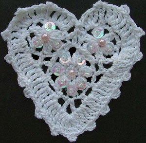 vintage crochet cup mats round motif doilies Crochet Applique headband flowers boutique