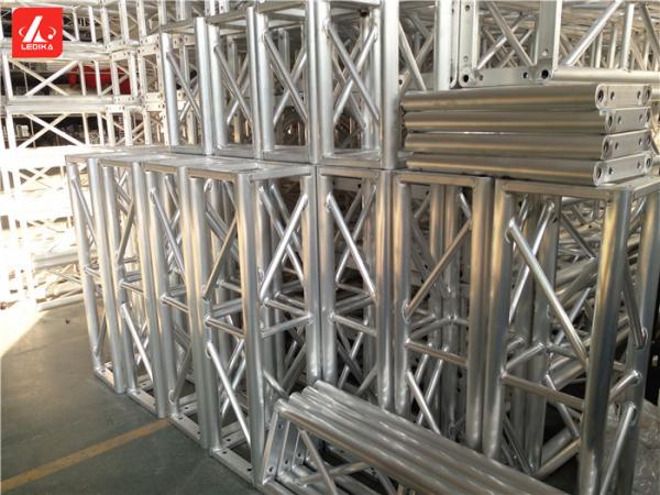 6082 Durable Aluminum Square Bolt Truss Outdoor Concert Stage Trussing Silver