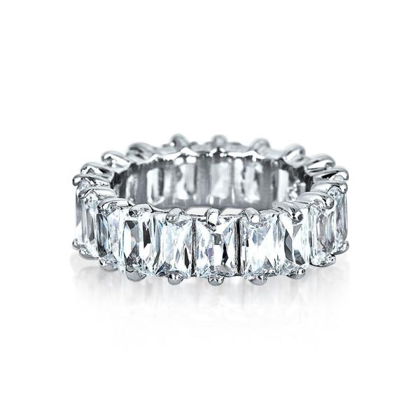 Anel de casamento CZ Infinity 925 de prata