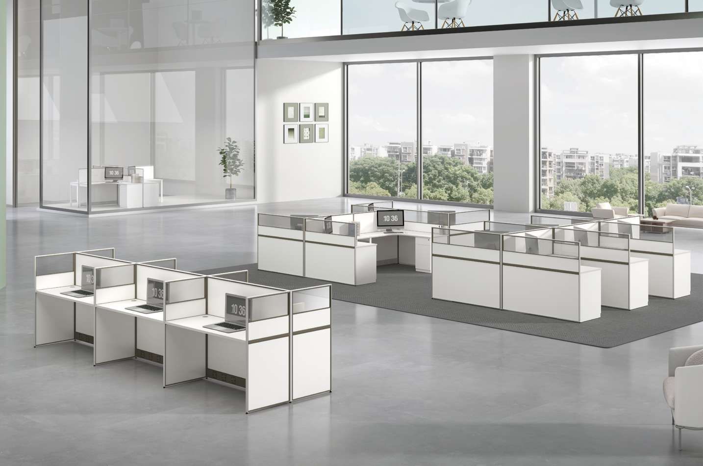 P30MA Panel Workstation-Benches