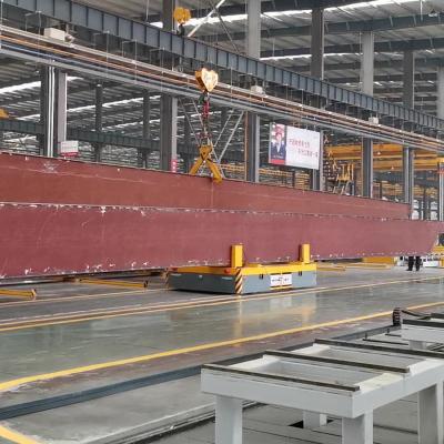 Certificado amarelo do CE da cor 25 toneladas de trole elétrico de transferência do trilho do grupo de gerador