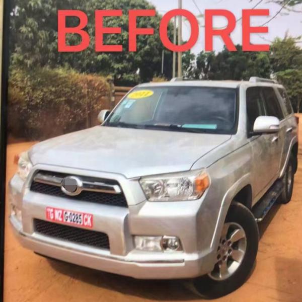 Toyota 4 Runner Car Modification Accessories ABS Plastic Front And Rear Bumper