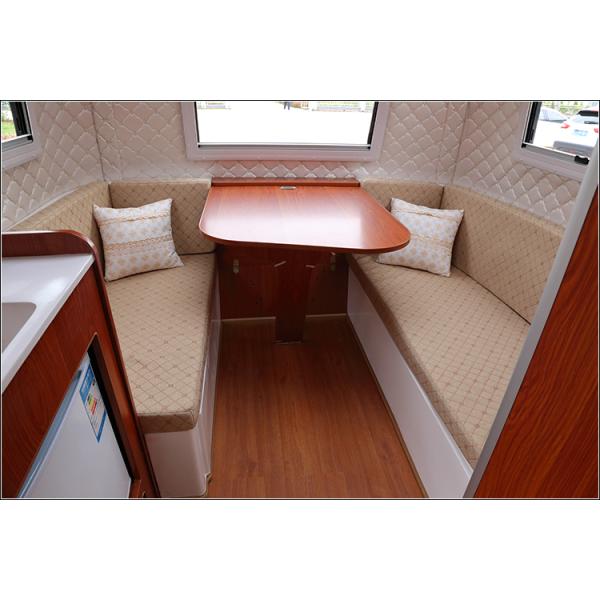 Легкий трейлер жилого фургона отбуксировки, компактные трейлеры Рв легковеса с тентом