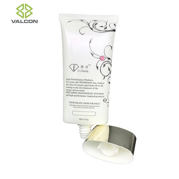40 MM Empty Cosmetic Tubes Gold UV Cap , Skincare Cream Tube Packaging