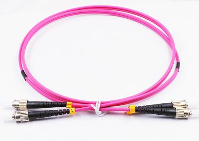 Comprimento feito sob encomenda de alta velocidade do cabo de remendo de 10G OM4 com os conectores do ST do SC FC do LC