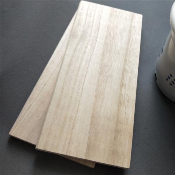 Madeira de Paulownia Poplar, tronco planado para laterais de gaveta com peças sobressalentes
