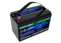 Batterie au lithium profonde légère de cycle de LiFePo4 12V 100Ah pour le rv avec le module de Bluetooth