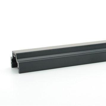 Flexible High Gloss PE Profile Black Furniture U Channel Extruded Plastic Profiles Plastic Customized