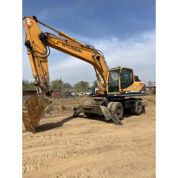Hyundai de segunda mano 210-9 excavadora de ruedas en buenas condiciones, bienvenido a preguntar