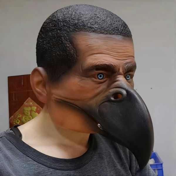 High Detail Latex Monster Mask for Immersive Performances with One Size Fit Most Design