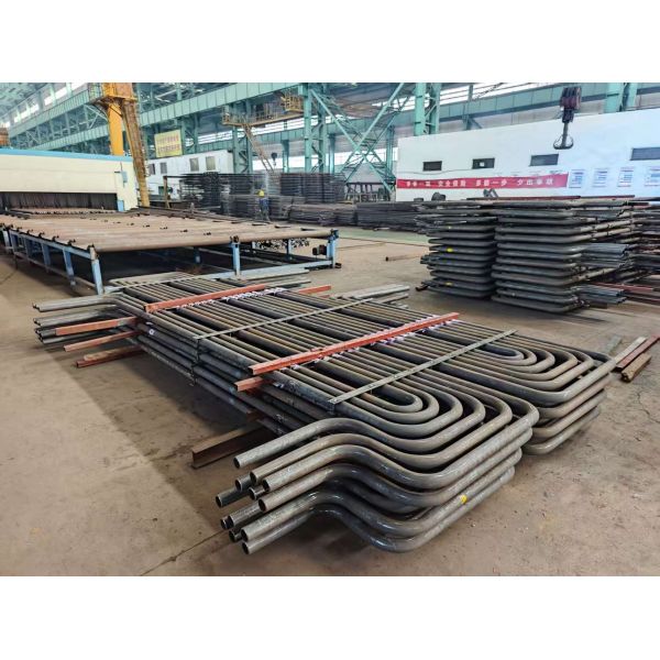 ASME Certified Industrial Power Plant Superheater Coils - High Temp Horizontal Type