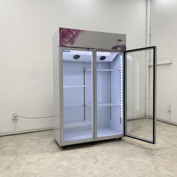 Merchandiser 2 Door Flower Cooler Single Temperature Floral Display Cooler