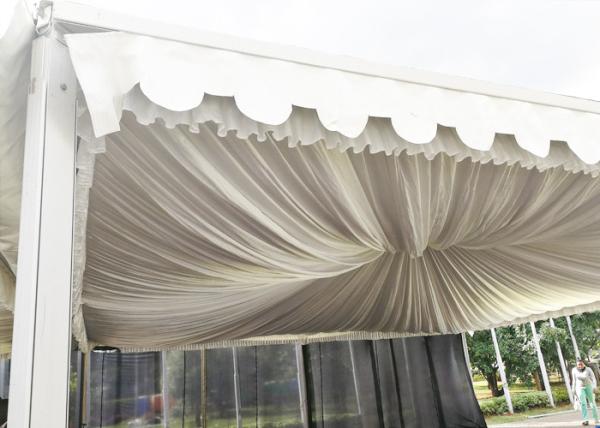 Rain proof Bline Tent Alpain Tent With Roof Rain gutters Commercial Party Tent 100 People Capacity