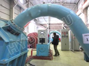 Gerador de poder da turbina da água de Pelton hidro com controle de programa do