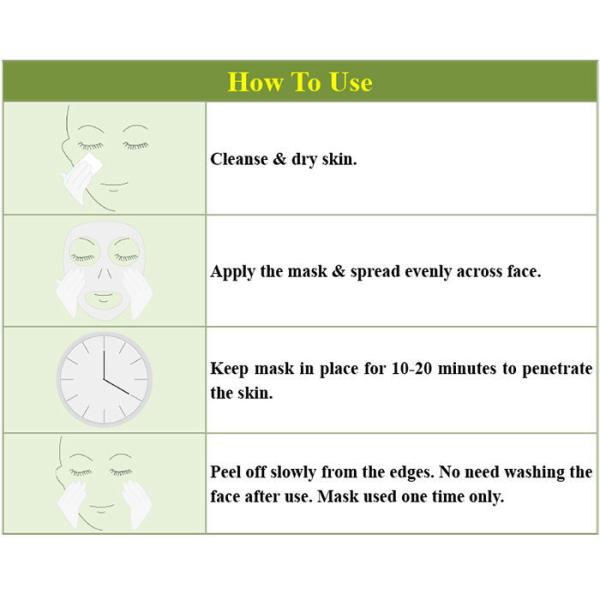 beauty care product 24k anti aging golden crystal facial mask
