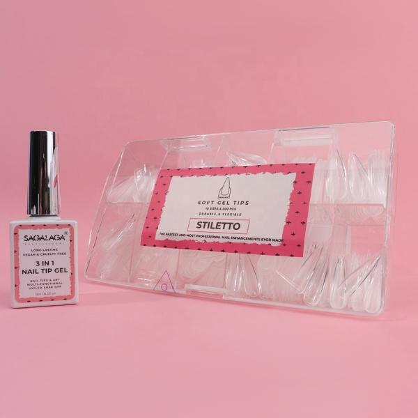 Upgrade Your Nail Game with Round Press on Nails Oem Private Label False Fake Nails Designed Press on Nails 500 Pcs/pack