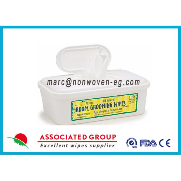 Естественная здоровая чистка любимца обтирает Compostable благоуханием свободное