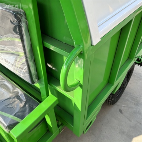 Electric 3-Wheel Garbage Collection Tricycle | Sanitation Waste Collector Vehicle