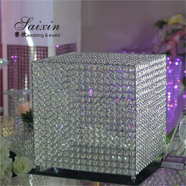 20 футов акриловый свадебный фон Декоративные центры Красивое событие Золотое зеркало Пластиковые коробки денег