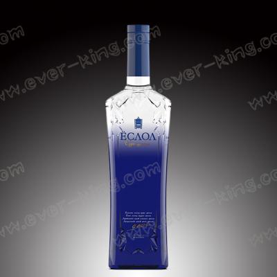Rubber Sealing Empty Cork Cap Vodka Glass Bottle