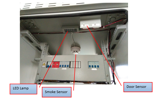 Integrated Outdoor Battery Cabinets 19 Inch Rack Telecom Cabinet With Power Distribution