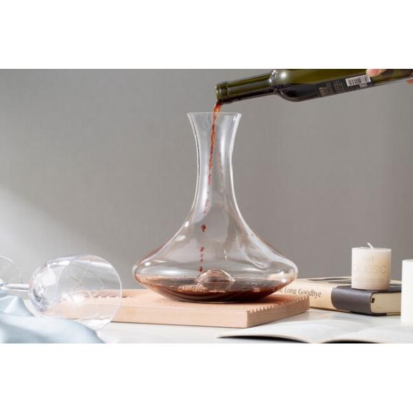 2000ml Modern Wine Decanters 70oz Hand Blown Glass Decanter Lead Free
