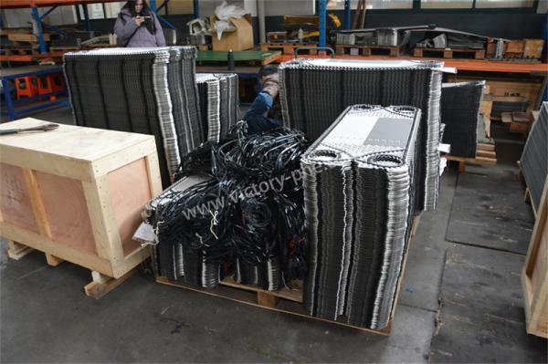 Titanium Vicarb Plates And Gaskets 0.5mm Thick Industrial Processes