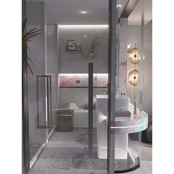 High Durability Marble Tile with Less than 0.5% Water Absorption and Easy to Clean Glossy Finish