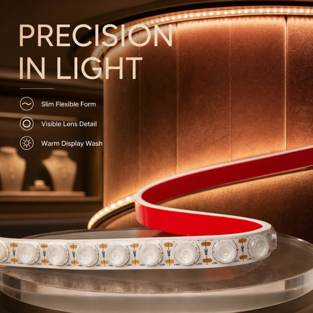 Flexible LED Wall Washer 42LED/M 16W DC24V Ra80 DMX512 For Outdoor Linear Lighting