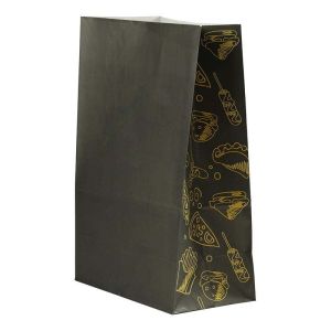 Custom Logo SOS Paper Bags Eco Friendly Square Bottom Paper Bags For Food Gift