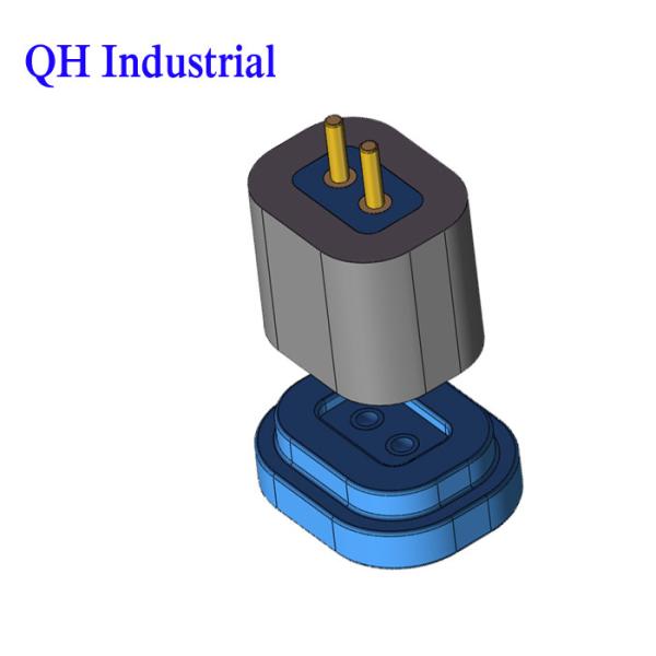 2Pin Short Keyboard Double Ends Idi Pogo Pin Pogo Magnetic Connectors Steel Pcb Mount Smd Pin Spring Loaded Pogo Pin