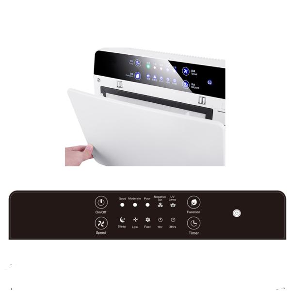 Child Lock 80m3/H 20m2 8.6w Ultra Hepa Air Purifier