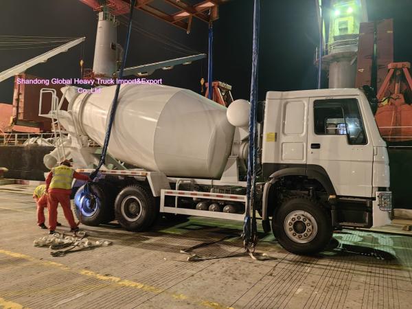 Camión mezclador de hormigón 6×4 de 12m3 para la construcción de Zambia