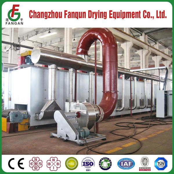 1.6m Width Belt Dryer Machine Air Flowing Steel Belt Dryer