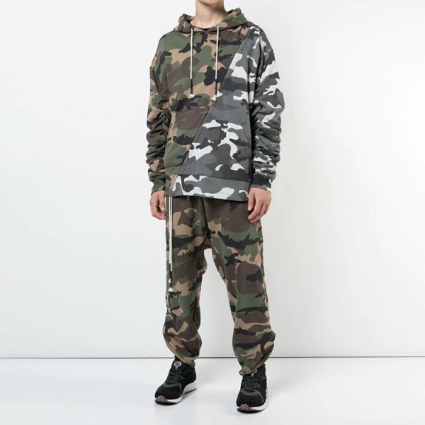 Military Style Mens Leisure Pants , Spring Autumn Mens Camo Jogger Pants