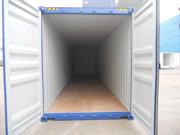 High Strength Standard ISO Container 40' X 8' X 9'6 All Spa-H Gooseneck Tunnel