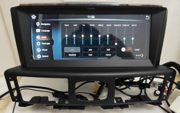 Ouchuangbo PX6 car audio gps stereo for Infiniti Q70 Q70L M25 M35 M37 M56 MX56 android  8.1 OS 4GB+64GB