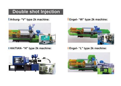 EDM S136 3 Color Molding Plastic Parts For Electronic Industry